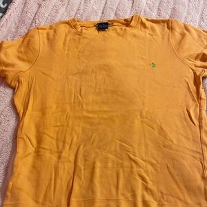 Two Ralph Lauren shirts, orange and green